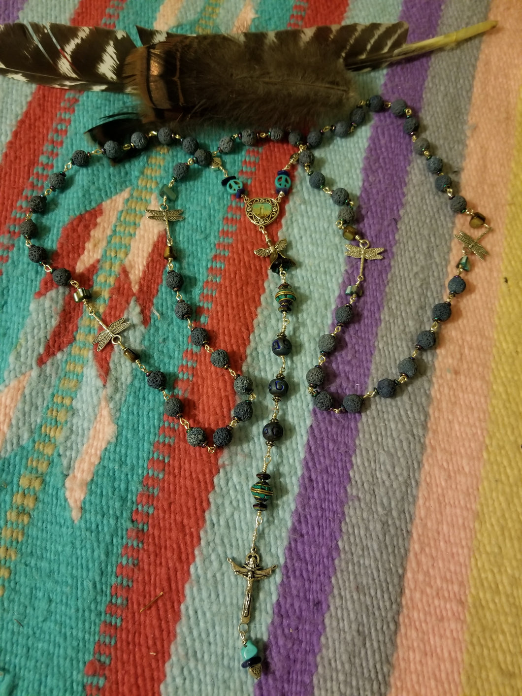 Dragonfly aromatic lava rosary