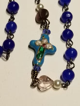 Crystal butterfly rosary