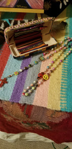 Hippie peace sign rosary