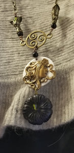 Lady of the Lake Swarovski pendant