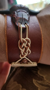 Custom leather cuffs