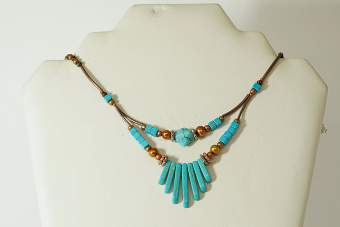 Healing turquoise beauty necklace