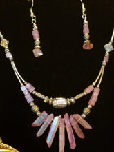 Beauty  pink crystal  Necklace