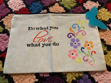 Handpainted 7th tradition slogan bags