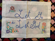 Inspirational handpainted linens