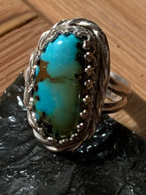 Royston high quality turquoise smithed ring