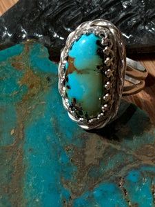 Royston high quality turquoise smithed ring