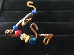 animal medicine wire art cuffs