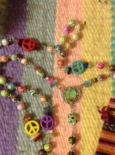 Hippie peace sign rosary